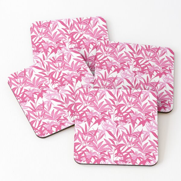 Item preview, Pinkish Leaves tropical pattern designed and sold by DaisyMarroquin.