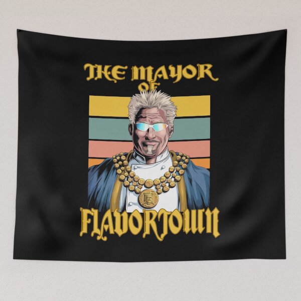Item preview, Fun Fan Parody of Guy Fieri “Mayor of Flavortown” designed and sold by Mr-Right-On.