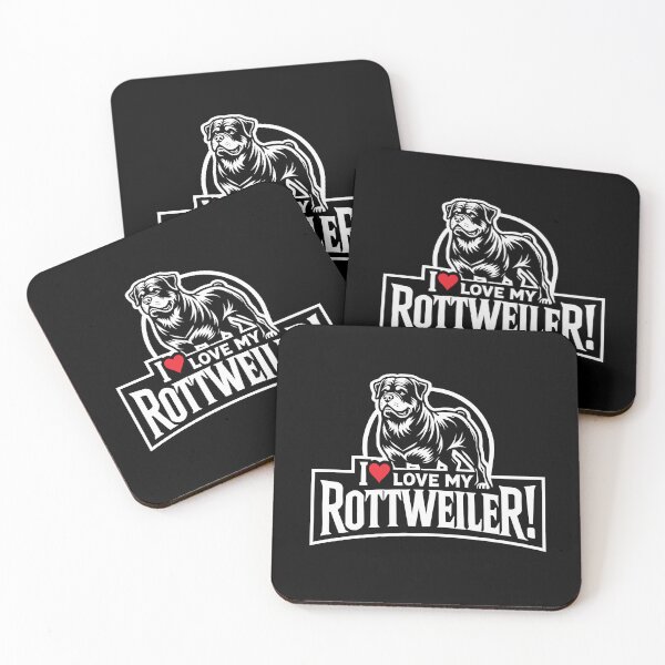 Item preview, I LOVE MY ROTTWEILER! - Rotties - Loyal - Guard Dog designed and sold by Darling DeDe.