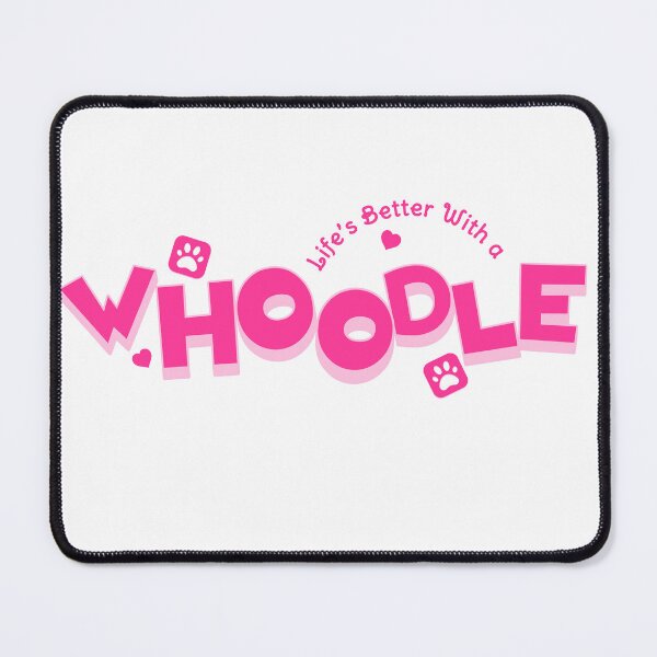 Item preview, Life's Better With a Whoodle Pink Gift Idea For Dog Lover designed and sold by HosvPrint .s.