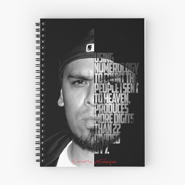 Item preview, Immortal Technique Portrait with Lyric Typography designed and sold by Enea Kelo.