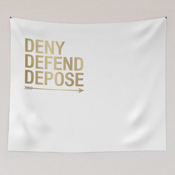 Item preview, Deny Defend Depose T-Shirt – Bold Statement Apparel for Legal and Political Enthusiasts designed and sold by RoaaMagic.