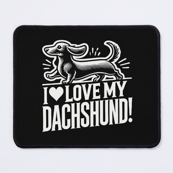 Item preview, I LOVE MY DACHSHUND! - Sausage Dog - Weiner - Doxie designed and sold by Darling DeDe.