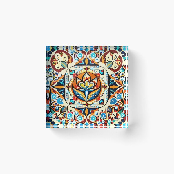 Item preview, Grand Fair Carousel Aerial Flower Carnival Abstract Cymatics  designed and sold by Zeporas Castle.