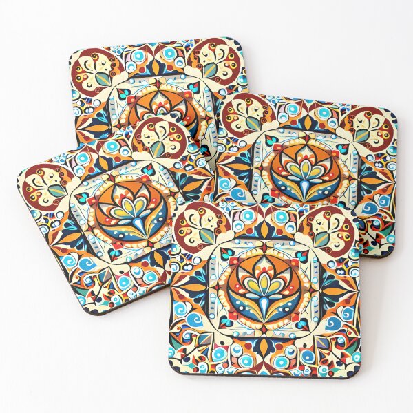 Item preview, Grand Fair Carousel Aerial Flower Carnival Abstract Cymatics  designed and sold by Zeporas Castle.