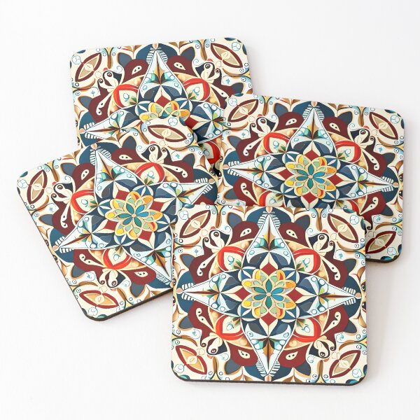 Item preview, Grand Fair Carousel Aerial Floral Star Carnival Cymatics  designed and sold by Zeporas Castle.