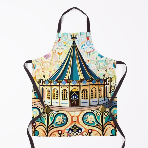 Item preview, Grand Fair Carousel Whimsical Circus Tent Magical Carnival designed and sold by Zeporas Castle.