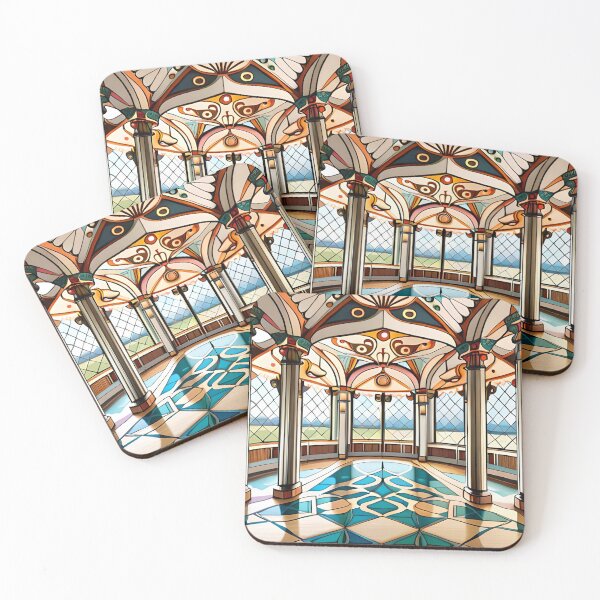 Item preview, Grand Fair Carousel Wonder Panoramic Royal Castle Hall designed and sold by Zeporas Castle.