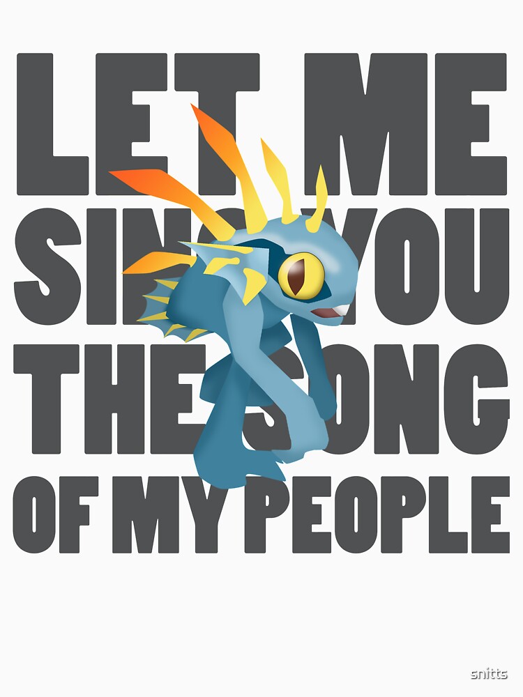 Imagen 7 de 7, Camiseta esencial con la obra Déjame cantarte la canción (murloc) de mi pueblo, diseñada y vendida por snitts.
