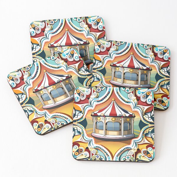 Item preview, Grand Fair Carousel Whimsical Wonder Wayfair Carnival Tent designed and sold by Zeporas Castle.