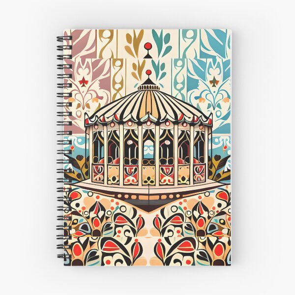Item preview, Grand Fair Carousel Whimsical Multicolor Floral Music Box designed and sold by Zeporas Castle.