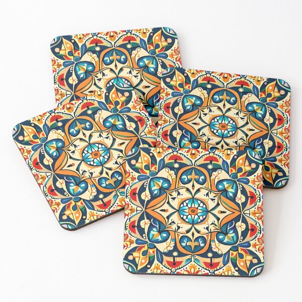 Item preview, Royal Moorish Floral Lace Enchanted Carousel Castle Pattern designed and sold by Zeporas Castle.