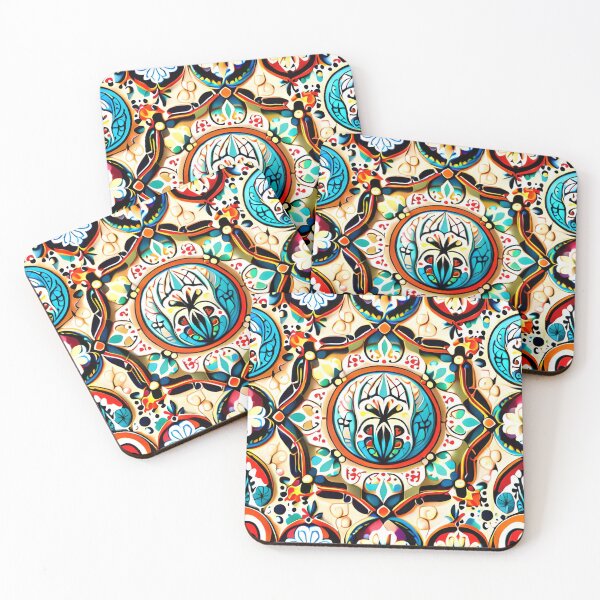 Item preview, Royal Moorish Storybook Kingdom Enchanted Carousel Castle Pattern designed and sold by Zeporas Castle.