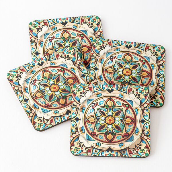 Item preview, Royal Etheric Floral Mandala Enchanted Carousel Castle Pattern designed and sold by Zeporas Castle.