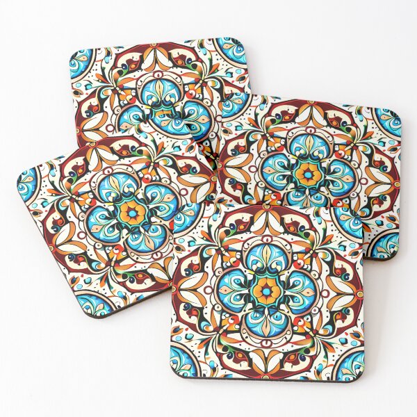 Item preview, Royal Moorish Floral Lace Enchanted Carousel Castle Pattern designed and sold by Zeporas Castle.