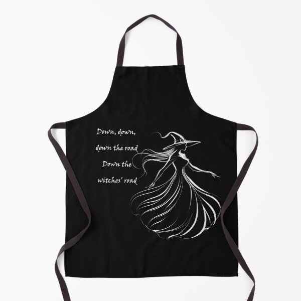 Item preview, Down the witches' road - Agatha fan art - White on dark background designed and sold by MojoMakesit.
