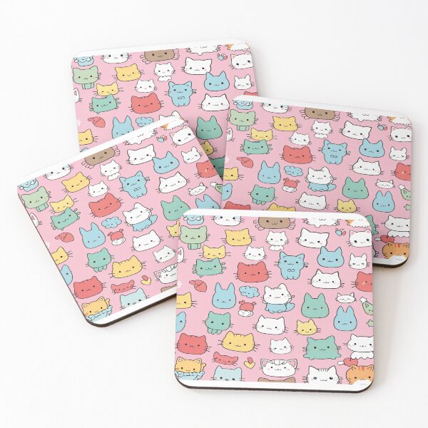 Item preview, Kawaii pattern, cats and dreams designed and sold by DofinaSur.