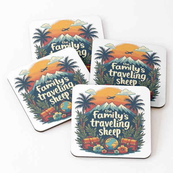 Item preview, The Family's Traveling Sheep - Adventure Awaits designed and sold by Fikuall.