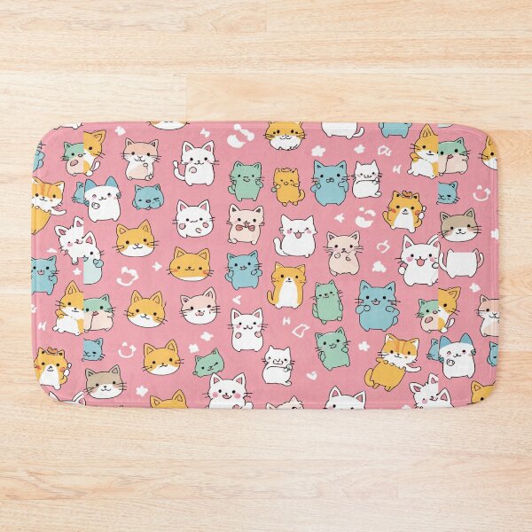 Item preview, kawaii, kittens pattern designed and sold by DofinaSur.