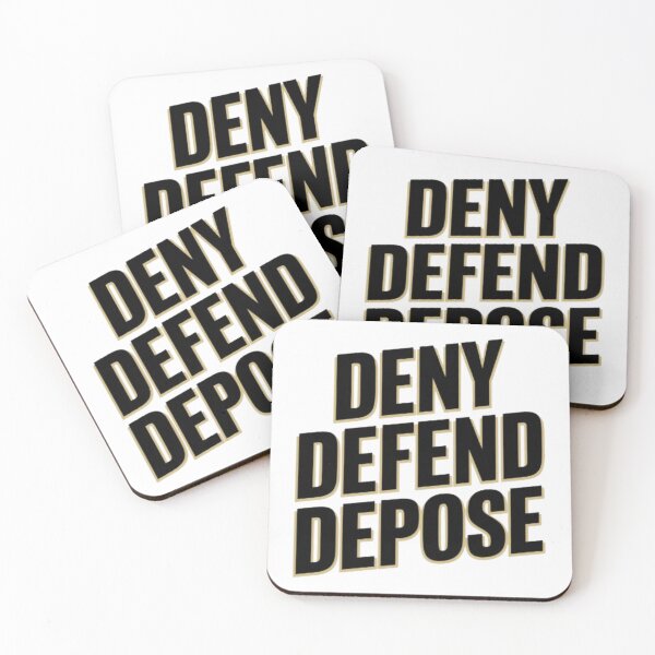 Item preview, Deny Defend Depose T-Shirt – Bold Statement Apparel for Legal and Political Enthusiasts designed and sold by RoaaMagic.