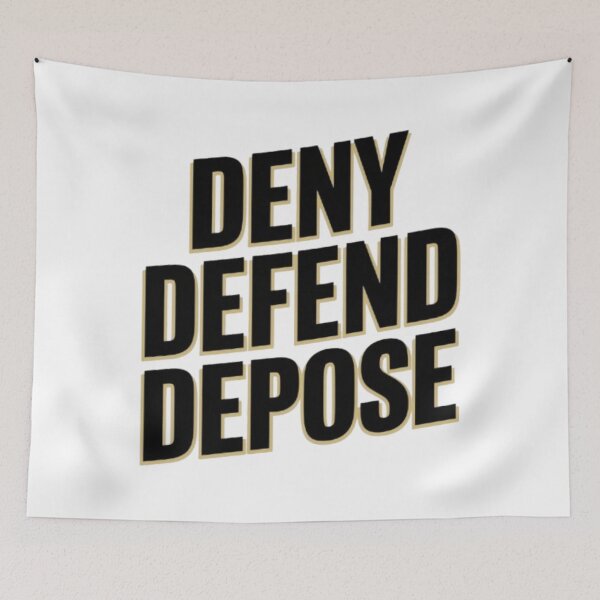 Item preview, Deny Defend Depose T-Shirt – Bold Statement Apparel for Legal and Political Enthusiasts designed and sold by RoaaMagic.