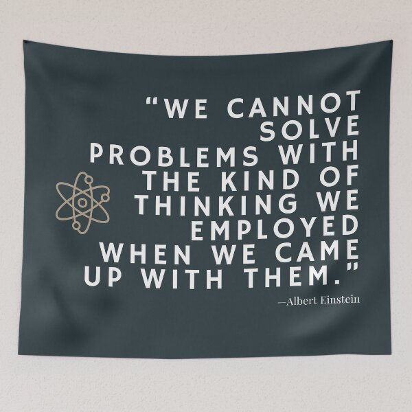Item preview, Albert Einstein quote designed and sold by aline-humbert.