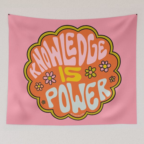 Item preview, Knowledge Is Power designed and sold by doodlebymeg.
