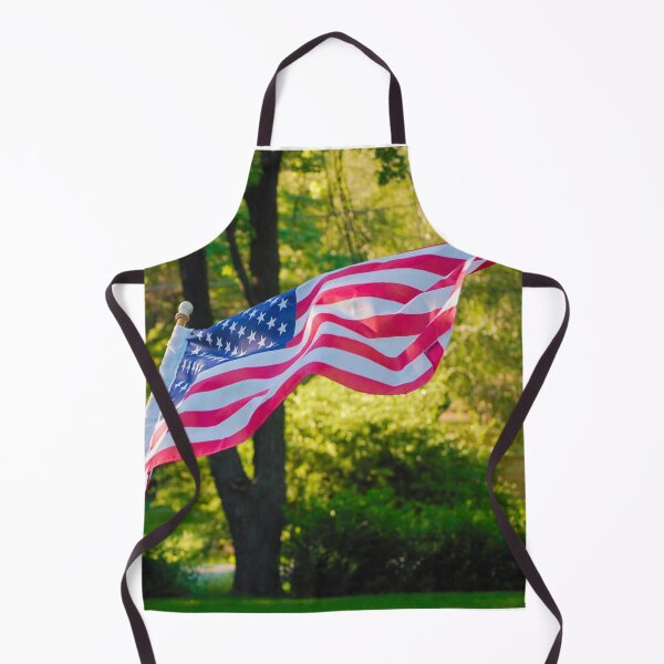 Item preview, American Flag Rippling in Front of Tree and Greenery designed and sold by CountyKent.