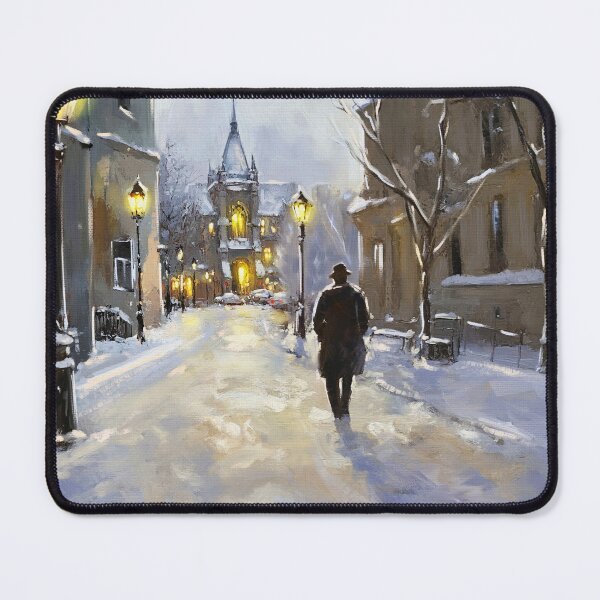 Item preview, Winter landscape, street designed and sold by Yaroslav Chyzhevskyi.