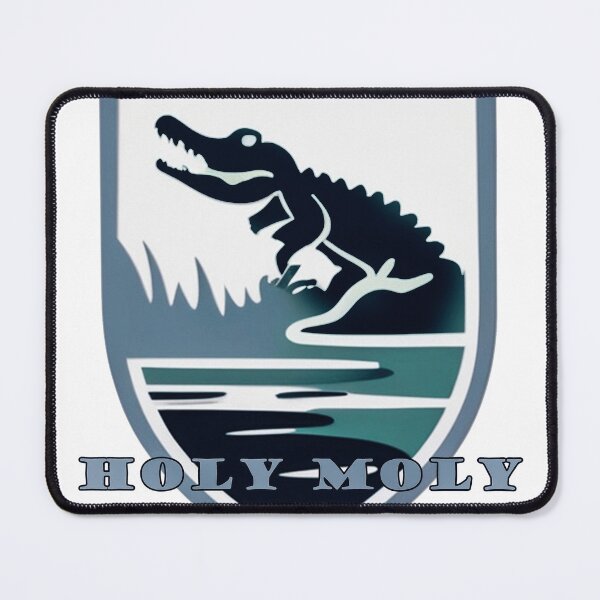 Item preview, Holy Moly Crocodile designed and sold by Purple Eggplant Art ⭐⭐⭐⭐.