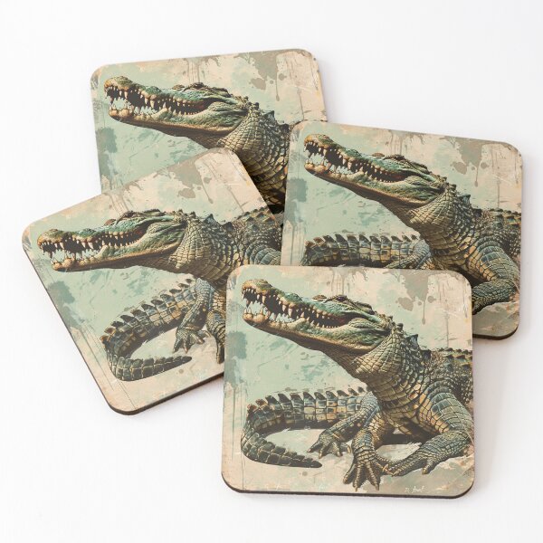 Item preview, Crocodile Vintage Art 1 designed and sold by AstroRisq.