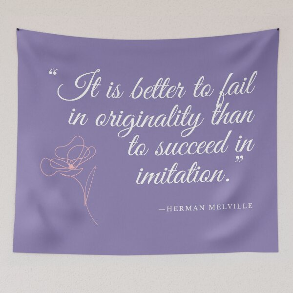 Item preview, Herman Melville quote designed and sold by aline-humbert.
