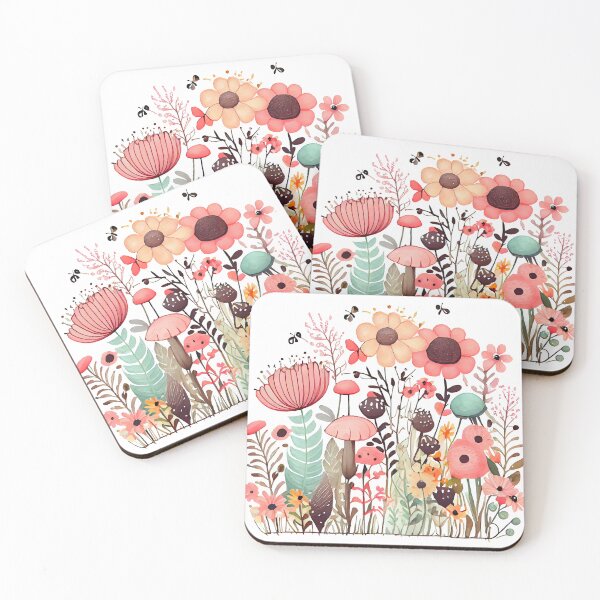 Item preview, Pink Watercolour Flowers designed and sold by Djarainj.