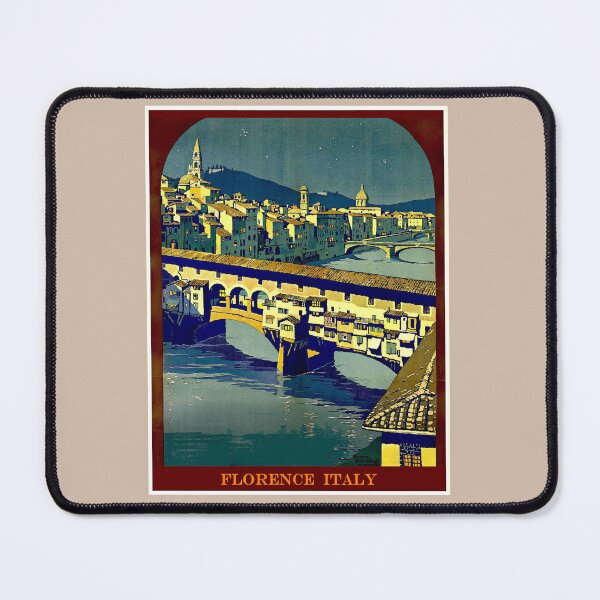 Item preview, Florence ITALY : Vintage Travel Advertising Poster Print designed and sold by posterbobs.