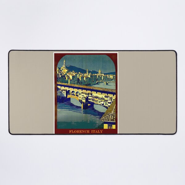 Item preview, Florence ITALY : Vintage Travel Advertising Poster Print designed and sold by posterbobs.