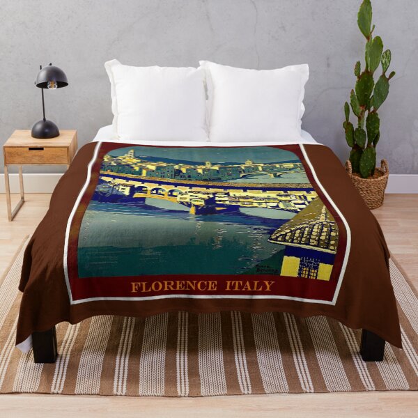 Item preview, Florence ITALY : Vintage Travel Advertising Poster Print designed and sold by posterbobs.