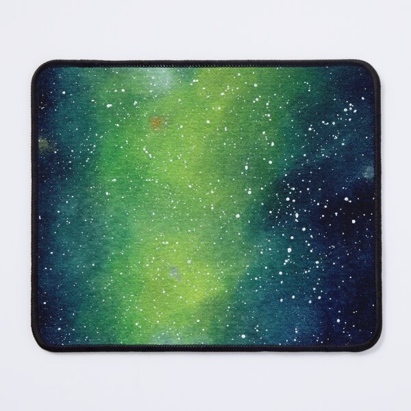 Item preview, Blue and green galaxy painting designed and sold by AnissaF.