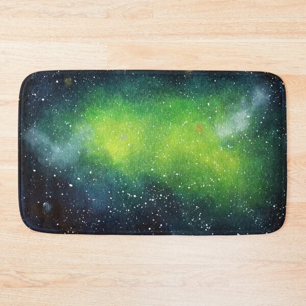 Item preview, Blue and green galaxy painting designed and sold by AnissaF.