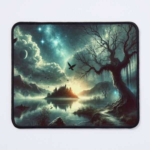 Item preview, AI generated fantasy lake designed and sold by AI-this-is-AI.