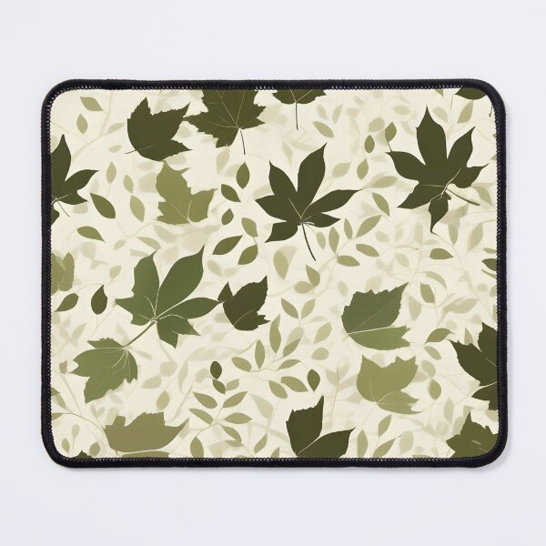 Item preview, Romantic Green Leaves Light Cream Background designed and sold by Ciervo Primavera.
