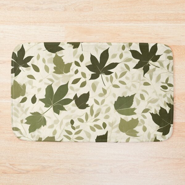 Item preview, Romantic Green Leaves Light Cream Background designed and sold by Ciervo Primavera.