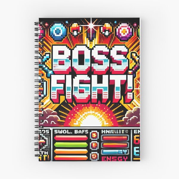 Item preview, Epic Pixel Art Boss Fight - Retro Gaming Battle Design designed and sold by Psychacharm.