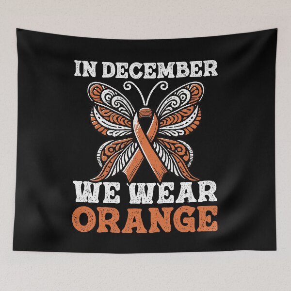 Item preview, In December We Wear Orange Inspirational Leukemia Awareness  designed and sold by TeeByDesignsCo®.