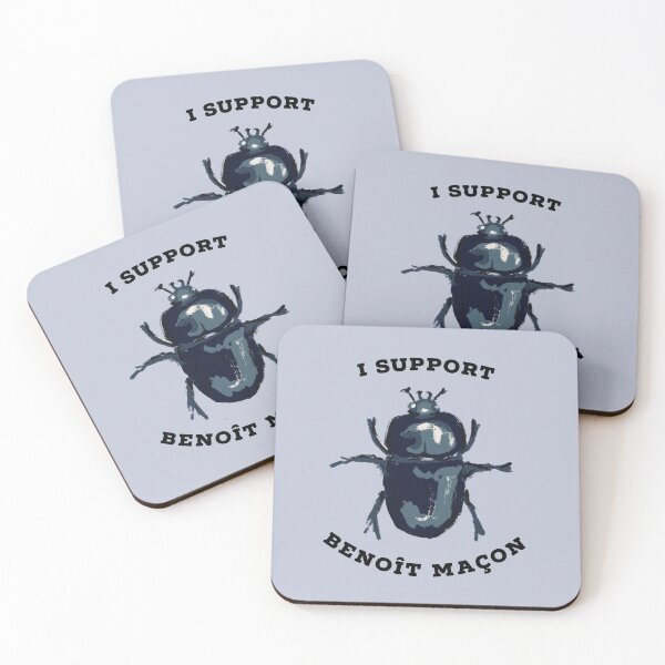 Item preview, I support Benoît Maçon and his beetle wife designed and sold by mol842.