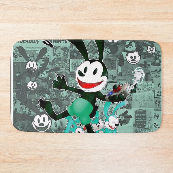 Item preview,  Oswald The Lucky Rabbit in The Vintage Movie Collage Films Print designed and sold by posterbobs.