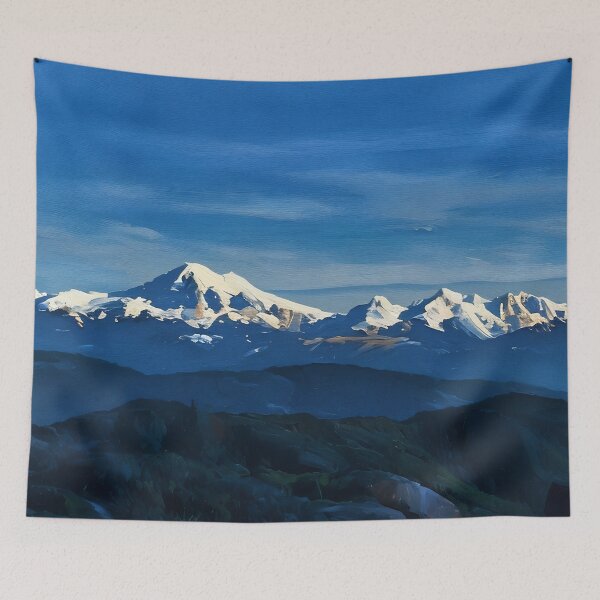 Item preview, Mt Baker in the Winter (Oil Painting) designed and sold by flyscenicair.