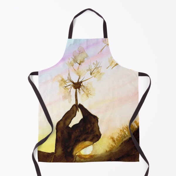 Item preview, Dandelion sunset wish watercolor painting designed and sold by AnissaF.