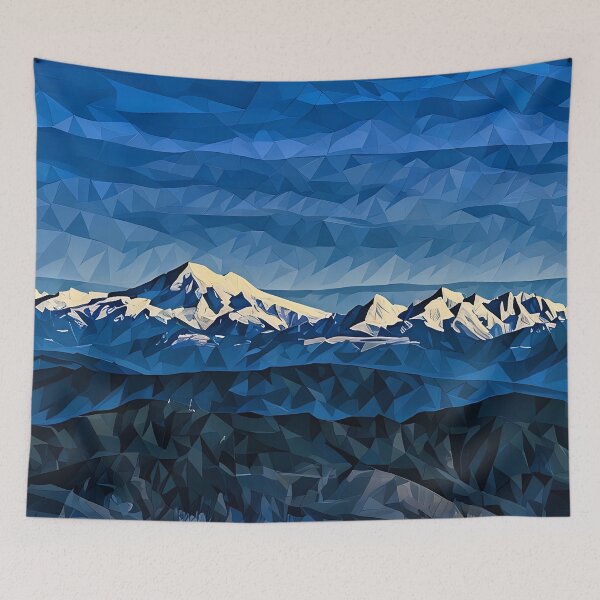 Item preview, Mt Baker in the Winter (Poly Art) designed and sold by flyscenicair.