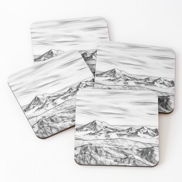 Item preview, Mt Baker in the Winter (Sketch) designed and sold by flyscenicair.
