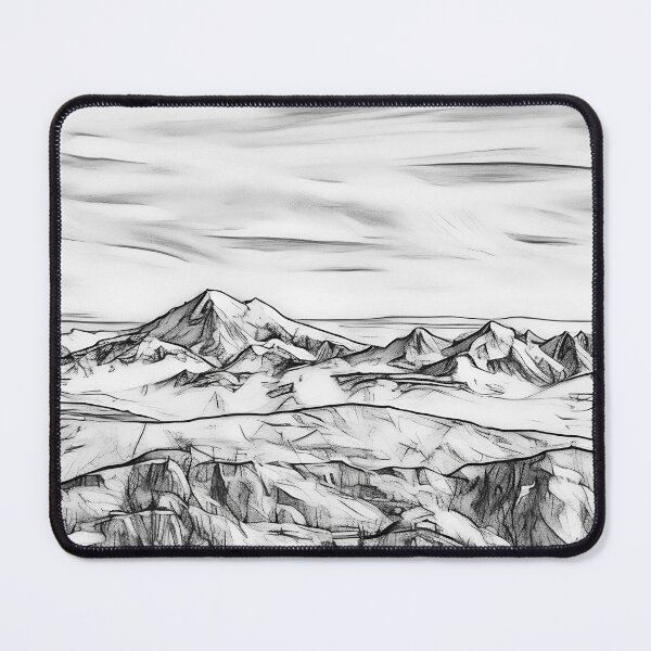 Item preview, Mt Baker in the Winter (Sketch) designed and sold by flyscenicair.